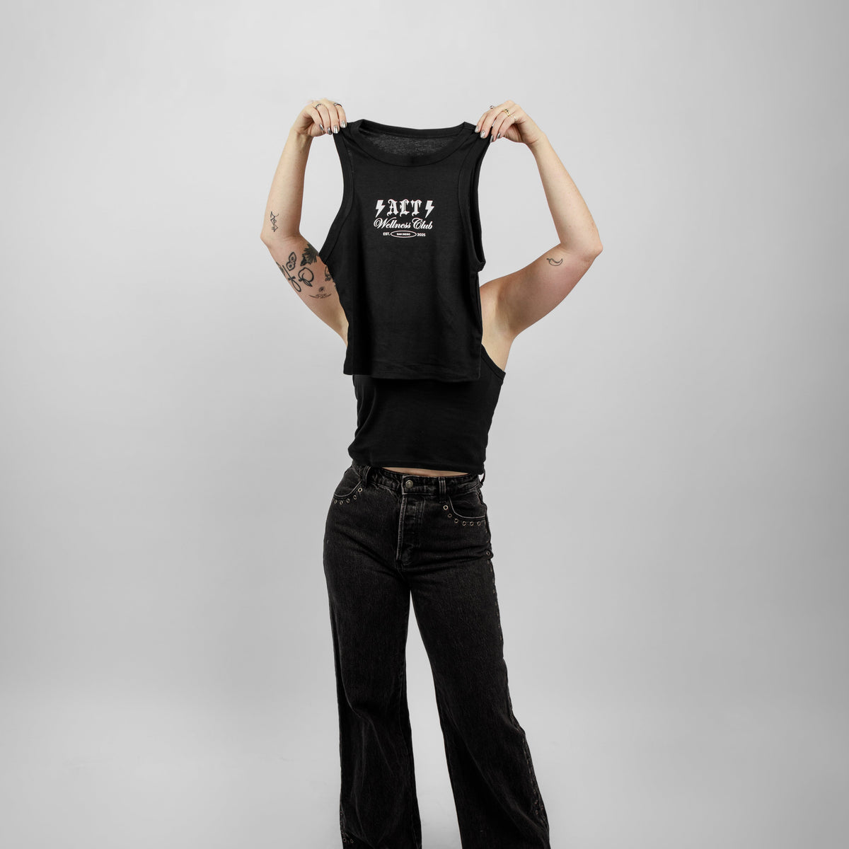 Alt Wellness Club Black Tank