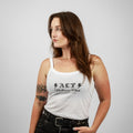 Alt Wellness Club White Tank Top